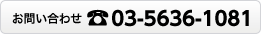 お問い合わせ ☎03-5636-1081
