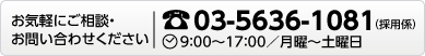 お問い合わせ ?03-5636-1081